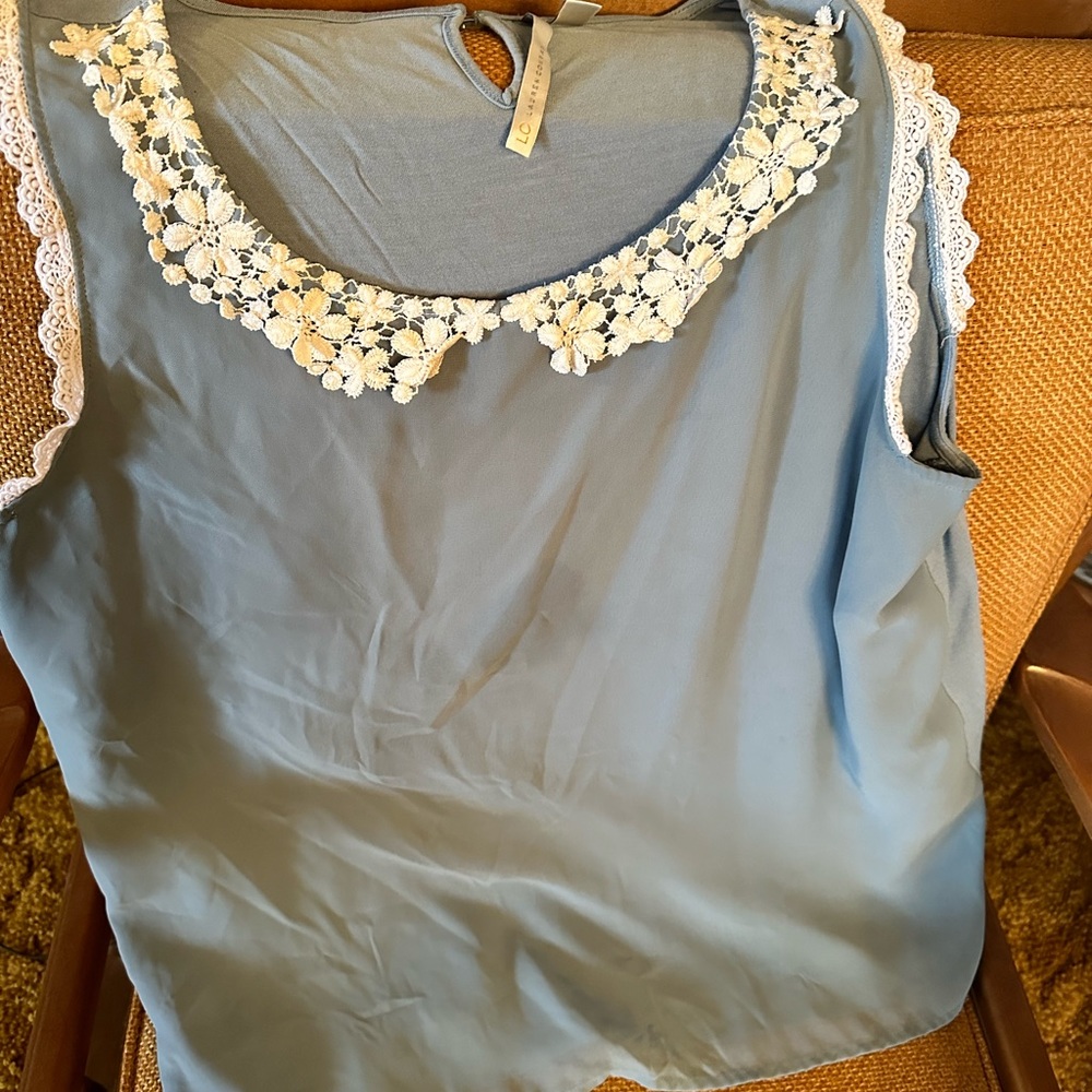 Lauren Conrad sleeveless dress shirt
